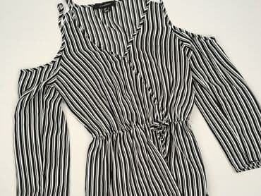 biała bluzka w czarne paski: Atmosphere, Women's blouse, size M — 2