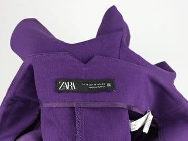 spodnie damskie materiałowe eleganckie: Zara, Spodnie materiałowe damskie, rozmiar XS — 4