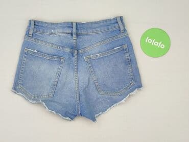 krótkie spodenki z wysokim stanem jeansowe: Divided, Szorty damskie, rozmiar S — 4