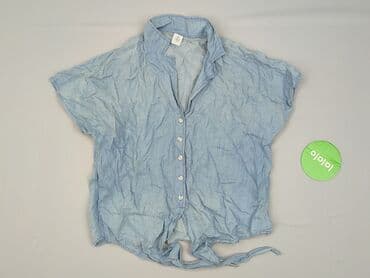 koszule jeansowe damskie h m: H&M, Bluzka damska, rozmiar 2XS — 2