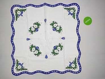 ozdoby choinkowe: Obrus 84 x 84, kolor - Biały, stan - Bardzo dobry — 2