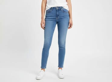 jeansy damskie wysoki stan levis: Levi’s, Jeansy damskie, rozmiar S — 6