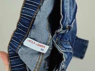 jeansowa spódniczka z falbankami: Spodnie jeansowe, Lincoln & Sharks, 13 lat, 158, stan - Bardzo dobry — 4