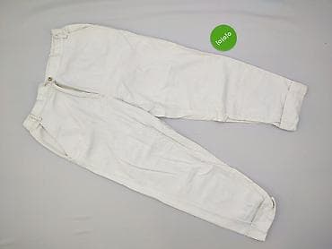jeans drill: Spodnie materiałowe damskie, rozmiar XL — 2