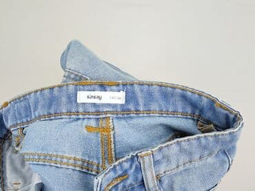 sinsay jeansy denim: Spodnie jeansowe, Sinsay, 10 lat, 134/140, stan - Bardzo dobry — 4