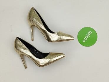 beżowe buty na koturnie ccc: Półbuty damskie, rozmiar 40 — 2