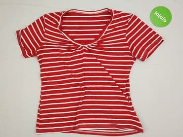 bluzki w paski z serduszkiem: Bluzka damska, rozmiar L — 2