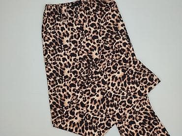 leopard jeans: Leopard, Spodnie materiałowe damskie, rozmiar XS — 1