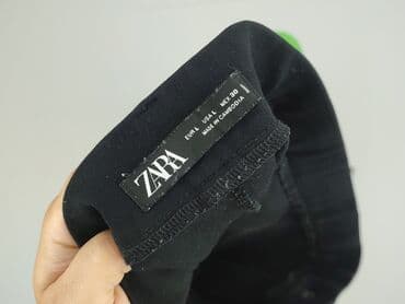 zara spodnie z szerokimi nogawkami: Zara, Spodnie materiałowe damskie, rozmiar L — 4