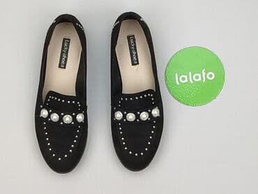 klapki z futerkiem steve madden: Lucky, Półbuty damskie, 38 — 2