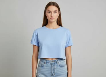 cropp bluzki z krótkim rękawem: PrettyLittleThing, Top damski, rozmiar L — 7