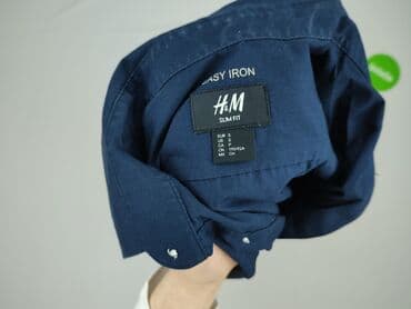 niebieska bluza hm: H&M, Koszulа dla mężczyzn, rozmiar S — 6