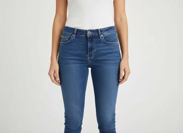 koszula niebieska hm: H&M, Jeansy damskie, rozmiar M — 7