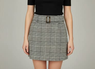 spódnice w krate vinted: Spódnica damska, rozmiar S — 1