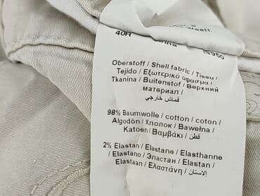 łaty na spodnie do prasowania: Gerry Weber, Spodnie materiałowe damskie, rozmiar L — 6