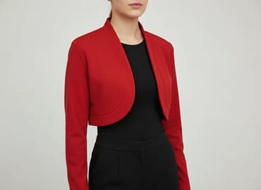 sukienki z bolerkiem: Exclusive, Marynarka damska, rozmiar S — 6