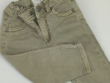 pajacyk niemowlęcy lidl: Denim pants, 9-12 months, condition - Very good — 1