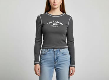 koszulka los angeles damska: Shein, Bluzka damska, rozmiar S — 1