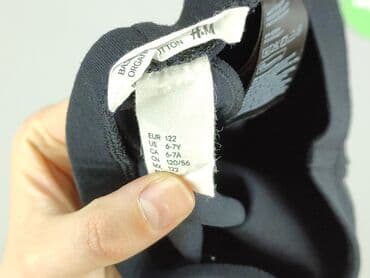 reserved woskowane spodnie: Leggings for kids, H&M, 8 years, 116/122, condition - Very good — 4