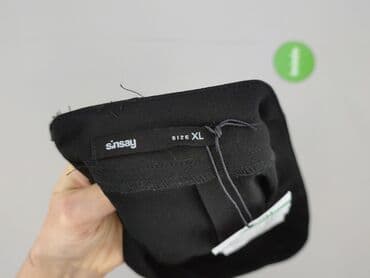 czarne spódniczka plisowane: Sinsay, Spódnica damska, XL — 4