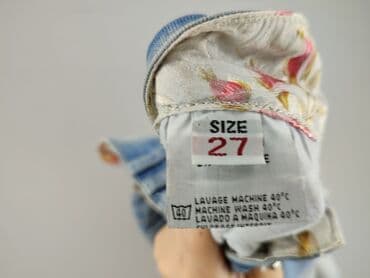 lejon buty zimowe: DENIM JEANS, Spodnie 3/4 damskie, rozmiar S — 5