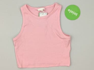 hm bluzki z krótkim rękawem: H&M, Top damski, rozmiar M — 2