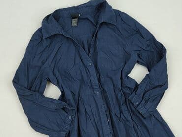 niebieska koszula damska h m: H&M, Sukienka damska, rozmiar L — 1
