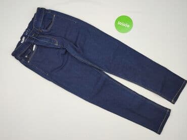 czarne rajstopy do czerwonej sukienki: Spodnie jeansowe, Next, 14 lat, 158/164, stan - Bardzo dobry — 2