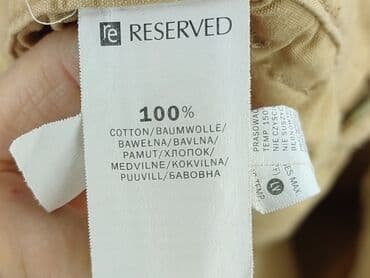 spodnie woskowane brązowe reserved: Reserved, Spodnie materiałowe damskie, rozmiar 2XL — 5