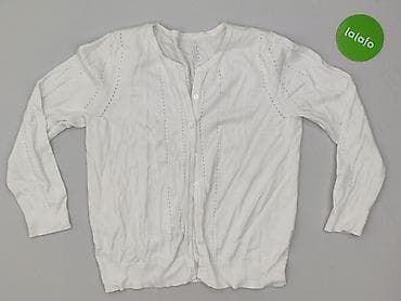 sweter w chmurki: Kardigan damski, rozmiar M — 2