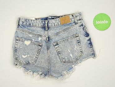jeansy mom fit z dziurami bershka: Bershka, Szorty damskie, rozmiar S — 3