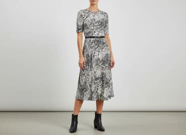 zara sukienka bufiaste rękawy: Zara, Sukienka damska, rozmiar S — 7