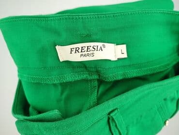 Women: Freesia, Material trousers for women, size L (EU 40) — 4