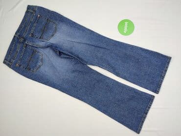 spodnie z wysokim stanem dla niskich: Jeansy damskie, L — 3
