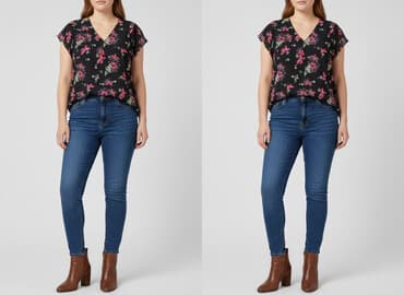 bluzki damskie kimono: Bluzka damska, rozmiar 3XL — 6