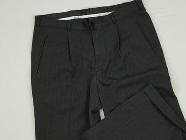 spodnie ze szwem z przodu: Spodnie materiałowe damskie, rozmiar S — 1