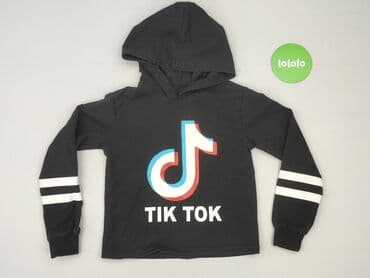 rajstopy w czerwono czarne paski: Sweatshirt, 8 years, 122-128 cm, condition - Very good — 2