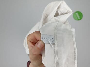 białe jeansy damskie allegro: Spodnie materiałowe damskie, rozmiar L — 4