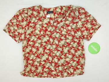 bluzki damskie czerwona eleganckie: Bluzka damska, rozmiar 3XL — 2