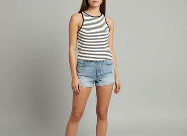 biała kamizelka sinsay: Sinsay, Top damski, rozmiar M — 6