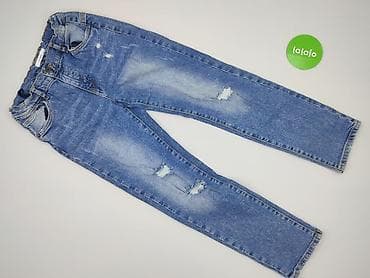 azuree buty: Spodnie jeansowe, Reserved, 13 lat, 158, stan - Bardzo dobry — 2