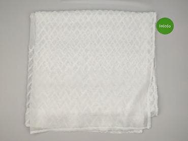 figurki kur: Biała firana/woal z wypukłym wzorem - Kolor: śnieżna biel - Materiał — 2