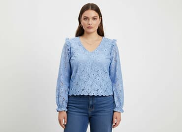 koszula niebieska hm: H&M Divided, Bluzka damska, rozmiar XL — 8