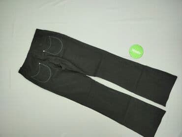 spodnie nabijane ćwiekami: Spodnie materiałowe damskie, rozmiar S — 3