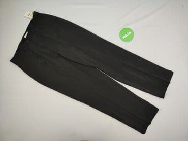 spodnie serduszka by o la la czarne: Joulie, Spodnie materiałowe damskie, rozmiar 2XL — 2