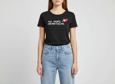 t shirty im dead inside: Sinsay, T-shirt damski, rozmiar M — 1