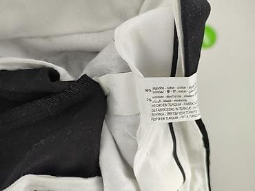 czarne t shirty basic: Chino, Spodnie materiałowe damskie, rozmiar M — 4