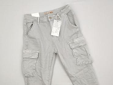 spodnie cargo damskie: Denim, Spodnie cargo damskie, rozmiar M — 1