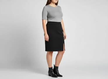 spódniczka z rozcięciami: Fransa, Spódnica damska, rozmiar 2XL — 6