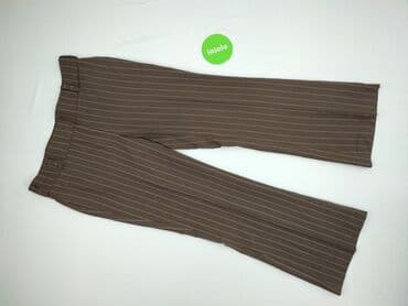 spodnie woskowane brązowe reserved: Material trousers for women, size XL (EU 42) — 2